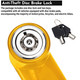 Anti-Theft Disc Brake Lock with 2 Keys